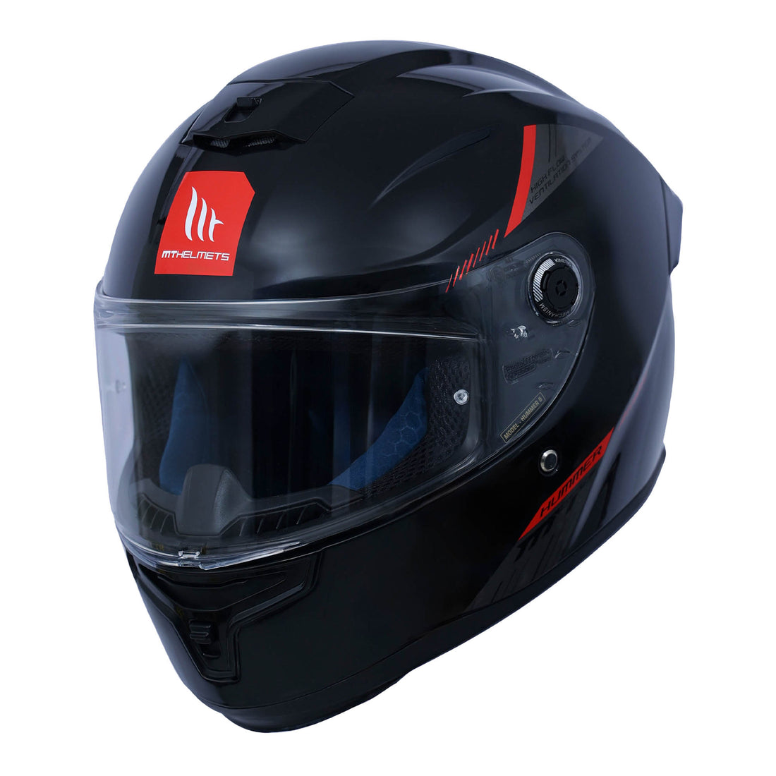 MT HUMMER B SOLID HELMET (Gloss Black)
