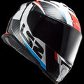 LS2 FF800 STORM II RACER HELMET (Gloss White Blue) - AlwaysRiding