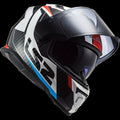 LS2 FF800 STORM II RACER HELMET (Gloss White Blue) - AlwaysRiding