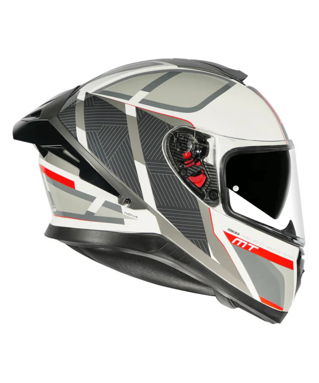 MT THUNDER 3 SV PRO NOVA HELMET (Gloss White Grey)
