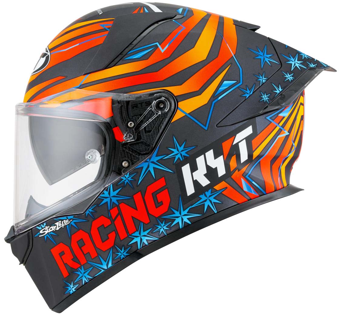 KYT R2R PRO FERNANDEZ 2022 REPLICA HELMET (Matt Orange)