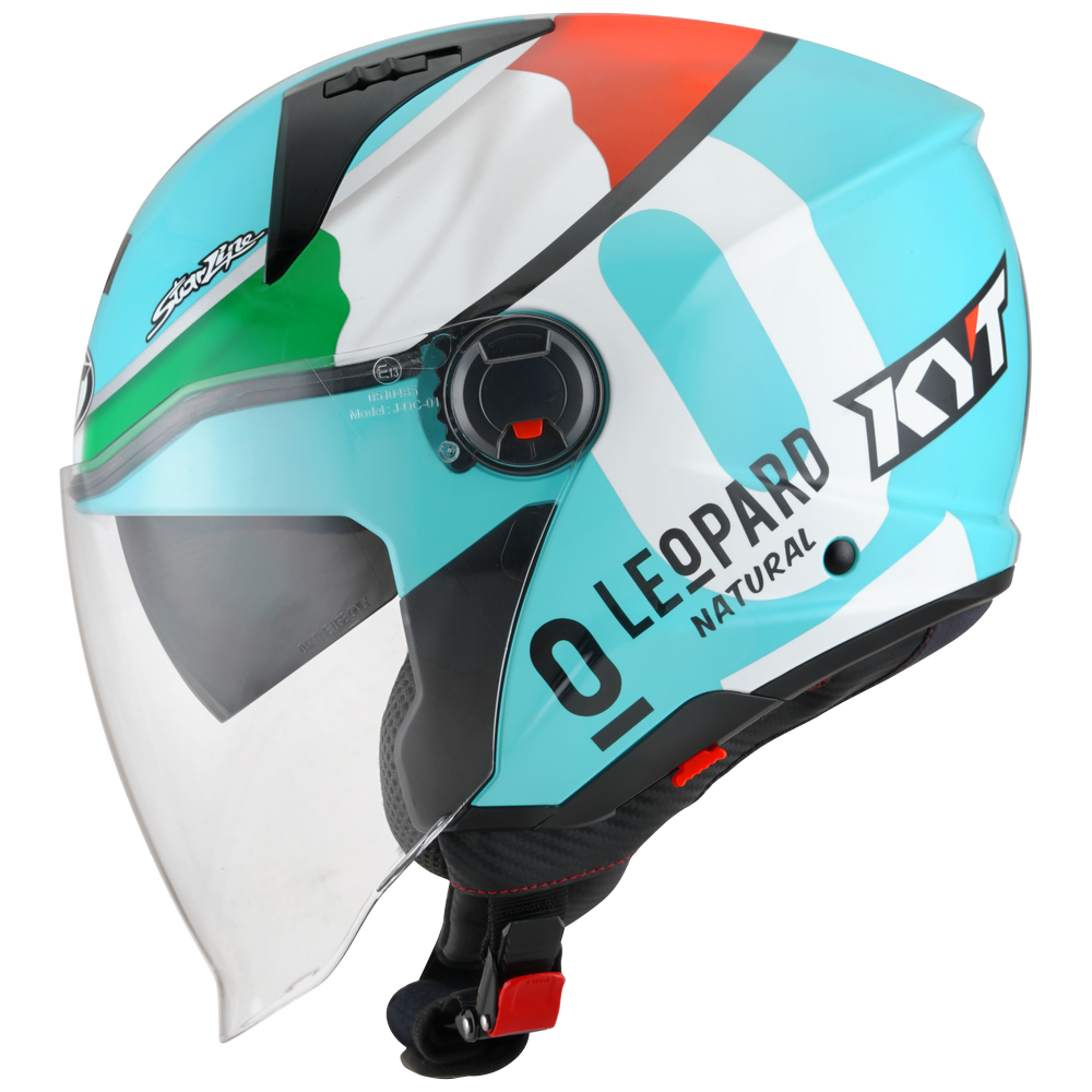 KYT D-CITY FOGGIA REPLICA HELMET (Gloss Blue)