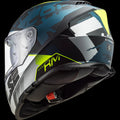 LS2 FF800 STORM II SPRINTER HELMET (Matt Silver Black Cobalt) - AlwaysRiding