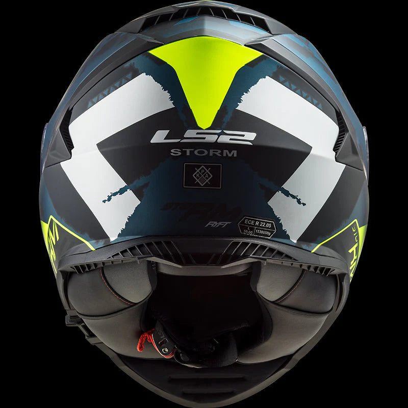 LS2 FF800 STORM II SPRINTER HELMET (Matt Silver Black Cobalt) - AlwaysRiding