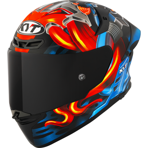 KYT TT-REVO MAGNET HELMET (Matt Orange)