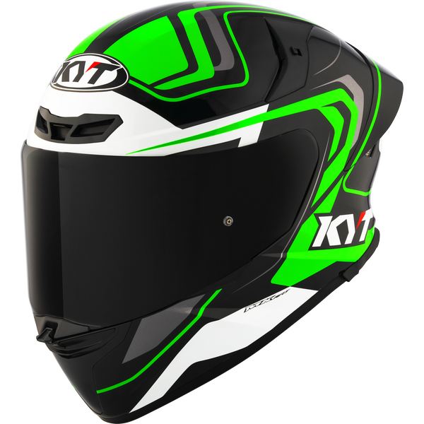 KYT TT-REVO OVERTECH HELMET (Gloss Green)