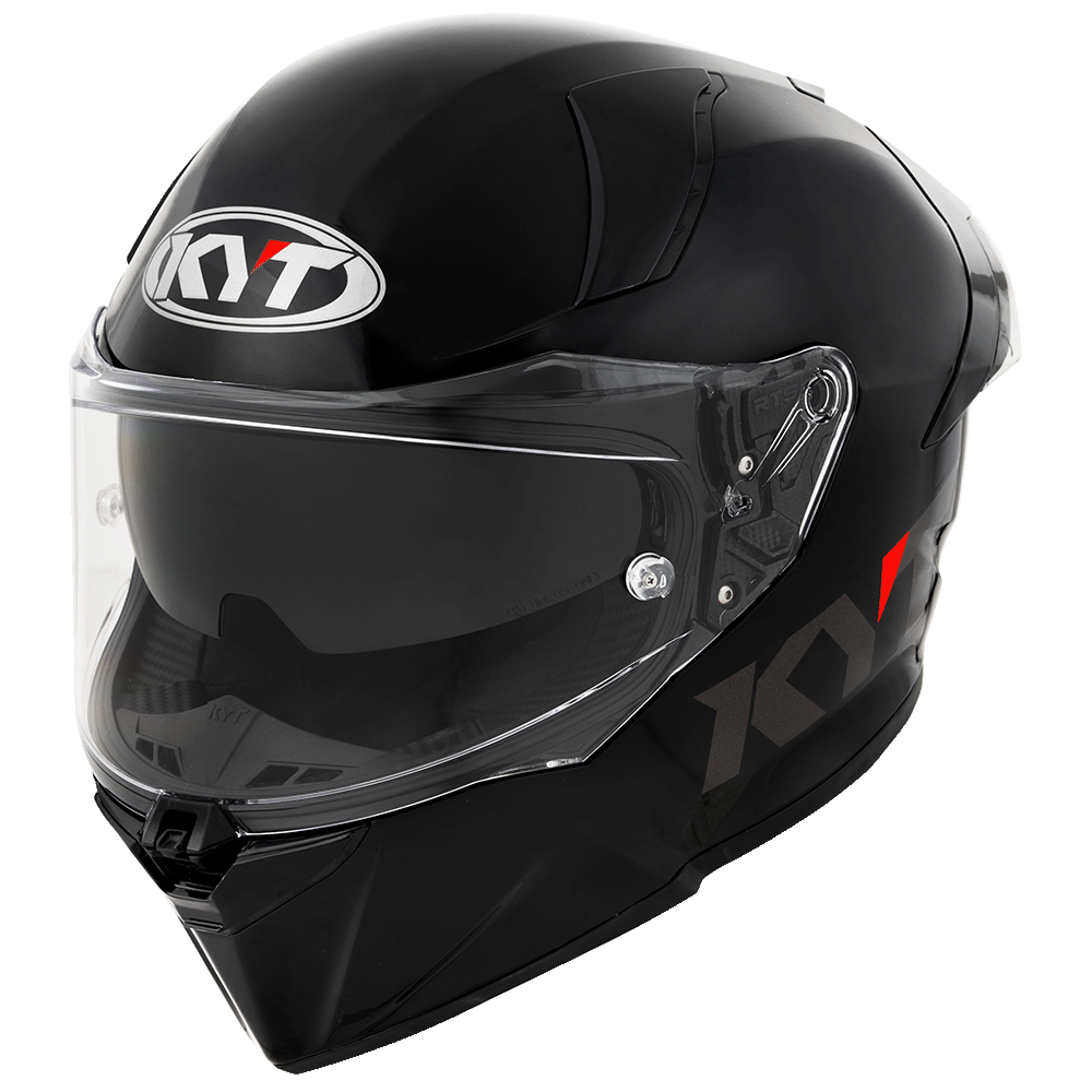 KYT R2R PRO PLAIN HELMET (Gloss Black)