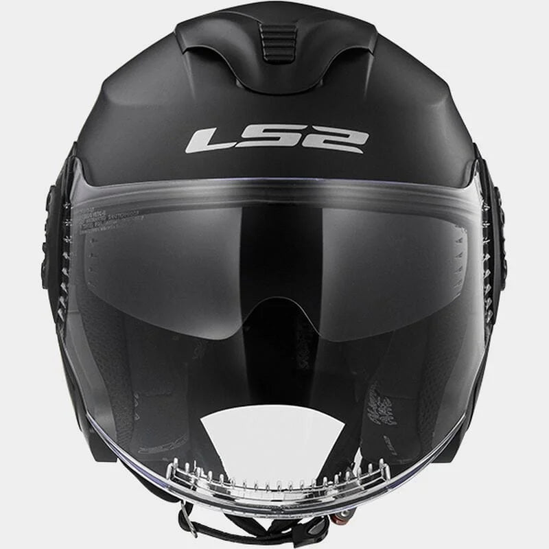 LS2 OF570 VERSO SOLID HELMET (Matt Black)