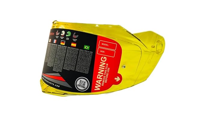 SMK STELLAR VISOR (Night Vision Yellow) - AlwaysRiding