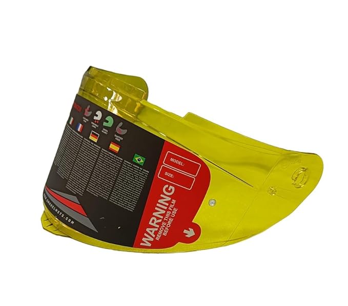 SMK GULLWING VISOR (Night Vision Yellow) - AlwaysRiding