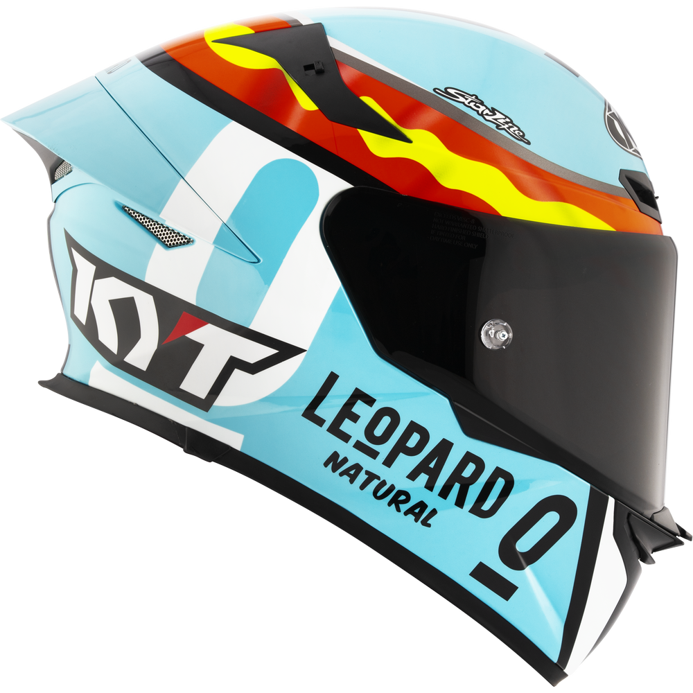 KYT TT-REVO LEOPARD REPLICA SPANIARD HELMET (Gloss Blue)