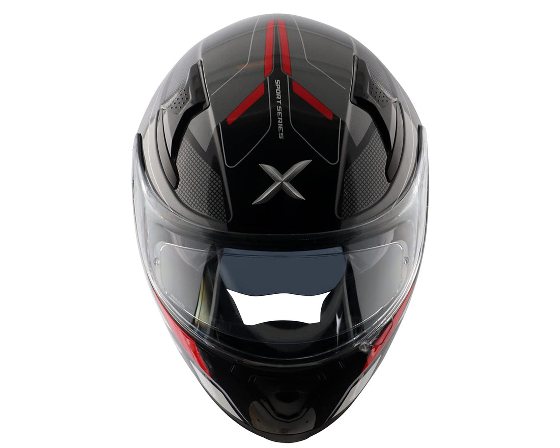 AXOR APEX TURBINE HELMET (Dull Grey Red)