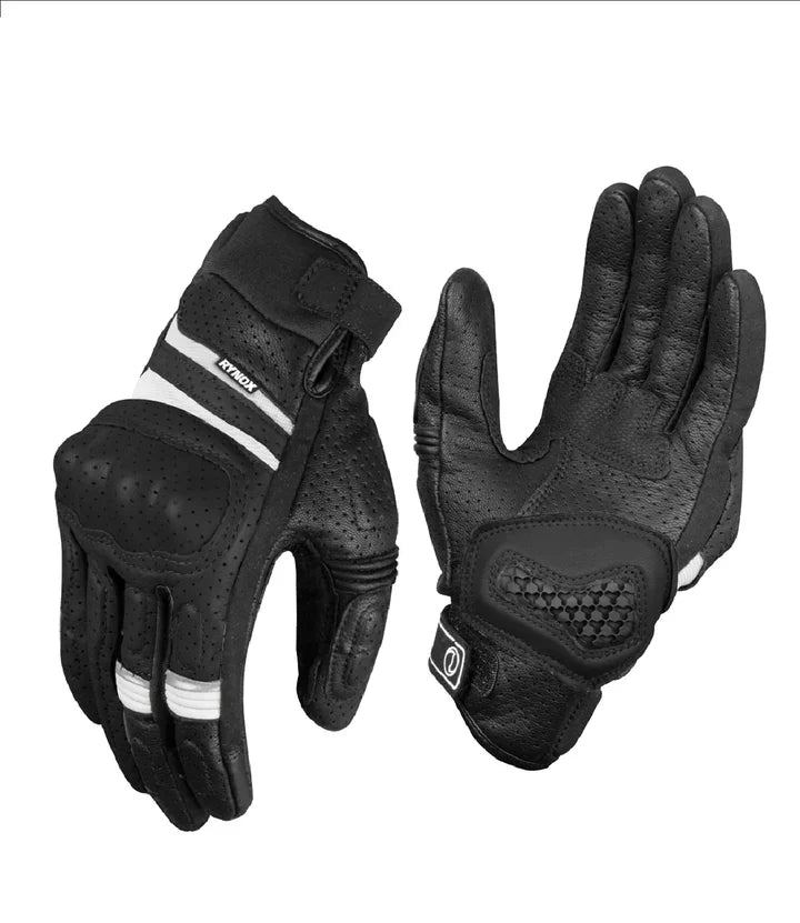 RYNOX AIR GT SP GLOVE (Black White) - AlwaysRiding