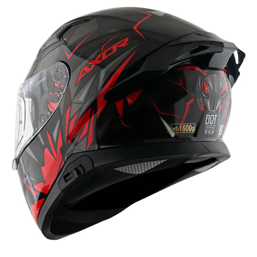 AXOR APEX HUNTER HELMET (Gloss Black Red)