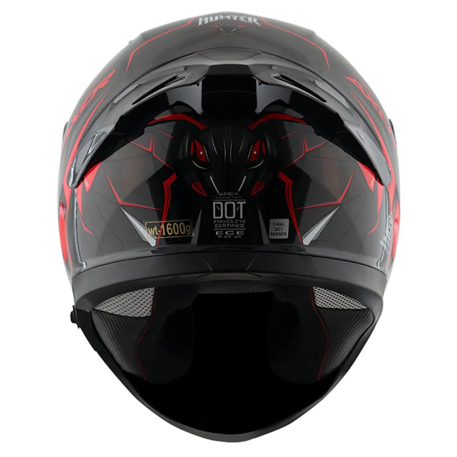 AXOR APEX HUNTER HELMET (Gloss Black Red) - AlwaysRiding