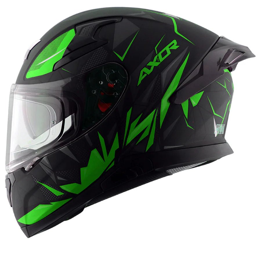 AXOR APEX HUNTER HELMET (Dull Black Green) - AlwaysRiding