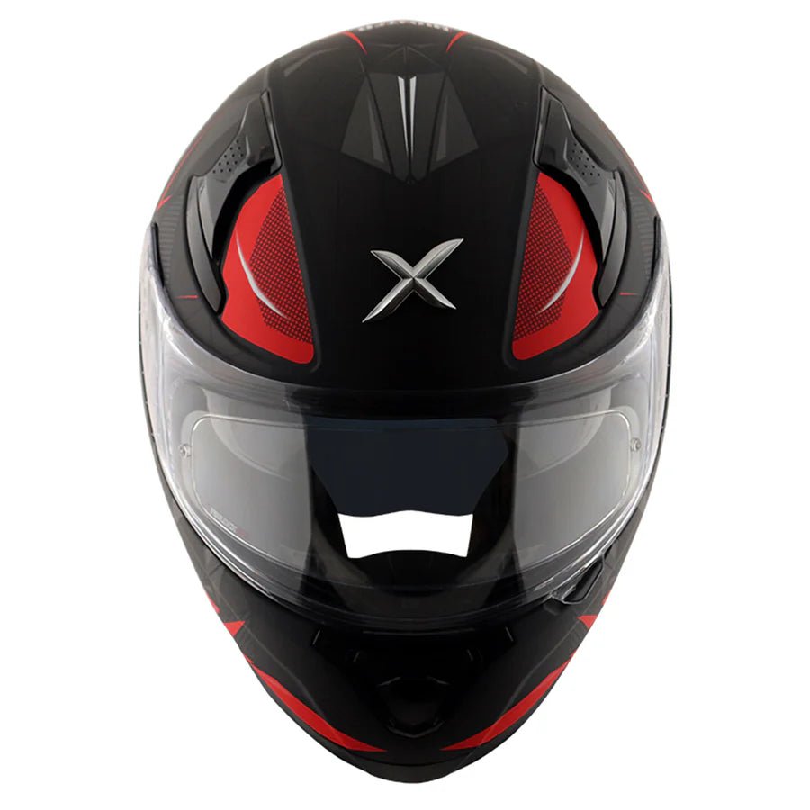 AXOR APEX HUNTER HELMET (Dull Black Red) - AlwaysRiding