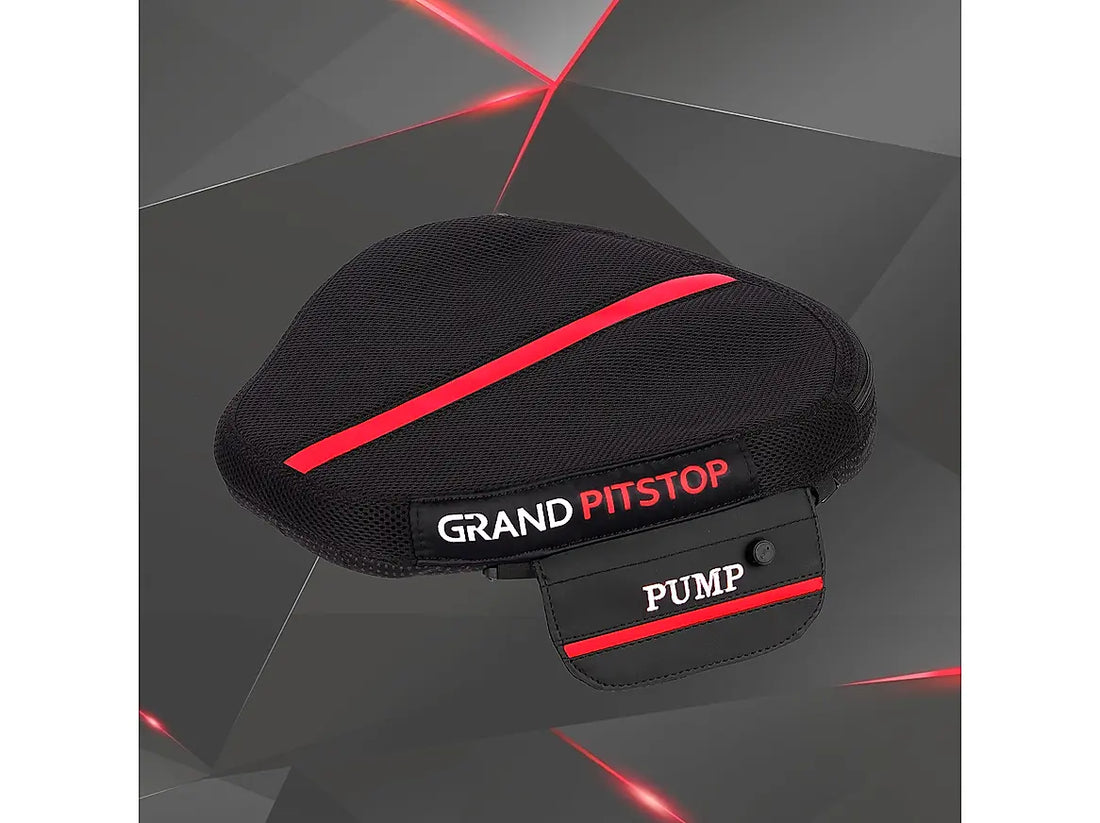 GRANDPITSTOP AIR COMFY SEAT CUSHION WITH PUMP - CRUISER - AlwaysRiding