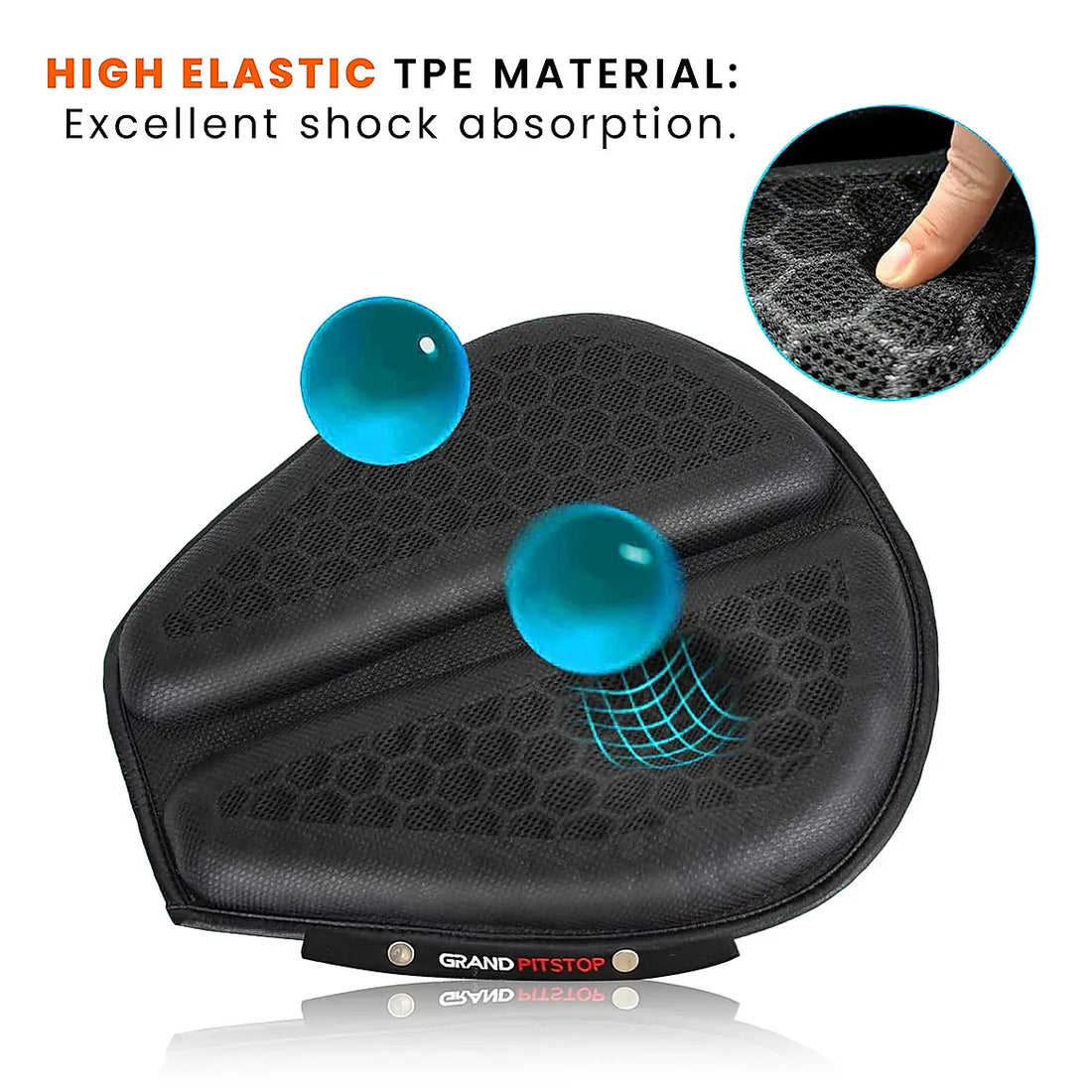 GRANDPITSTOP HONEYCOMB GEL SEAT- CRUISER