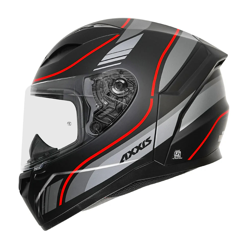 AXXIS SEGMENT NEYVA HELMET (Matt Black Red) - Always Riding
