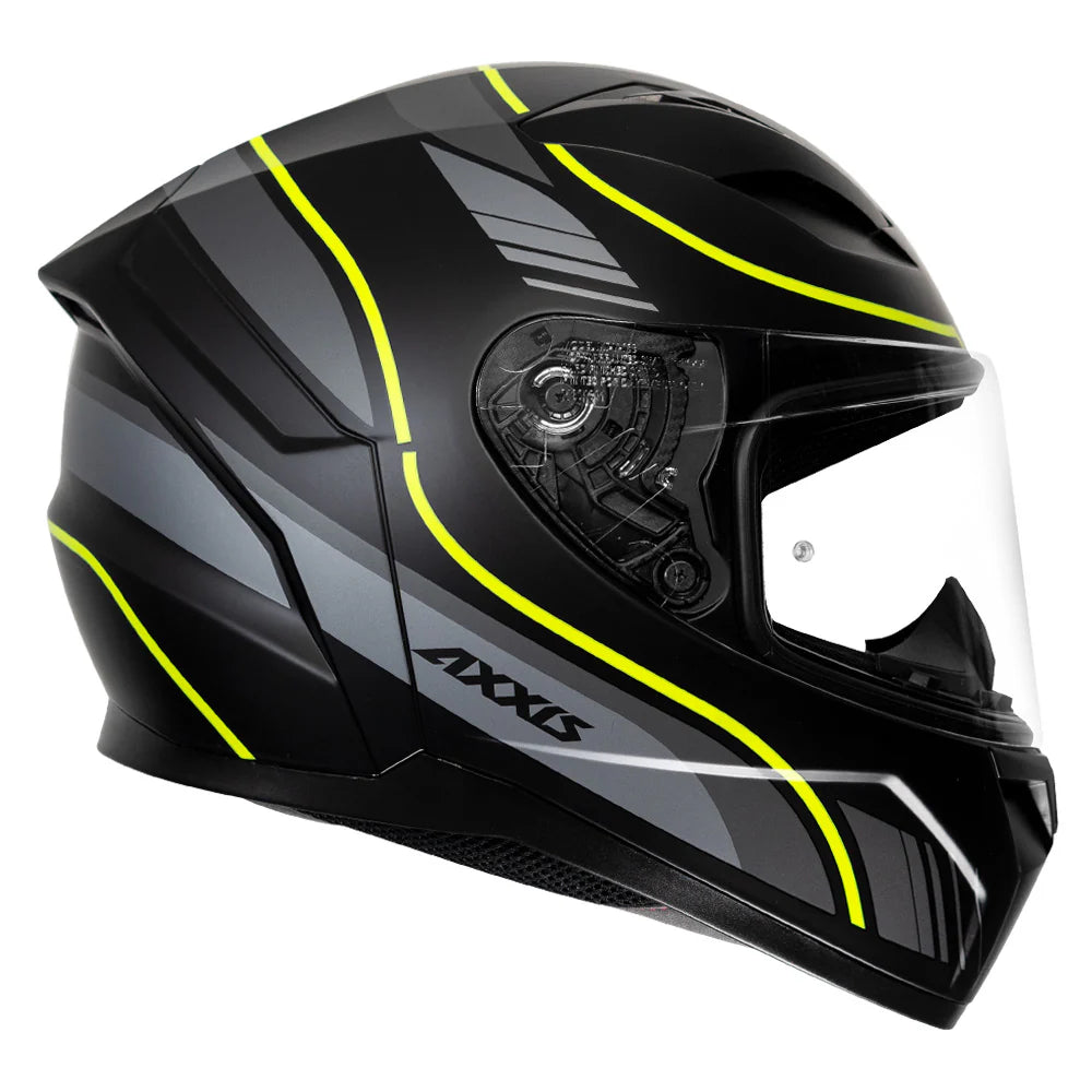 AXXIS SEGMENT NEYVA HELMET (Matt Black Neon) - Always Riding