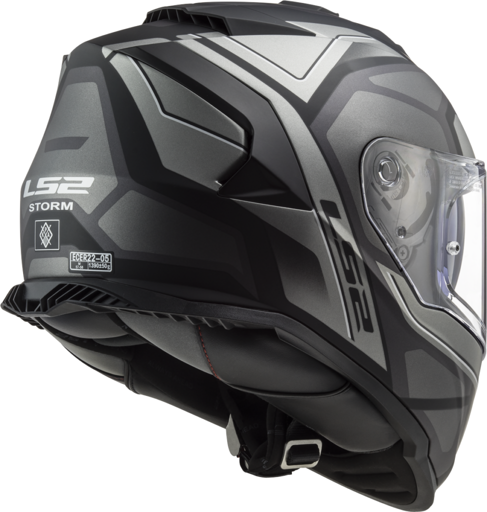 LS2 FF800 STORM II FASTER HELMET (Matt Grey Titanium) - AlwaysRiding