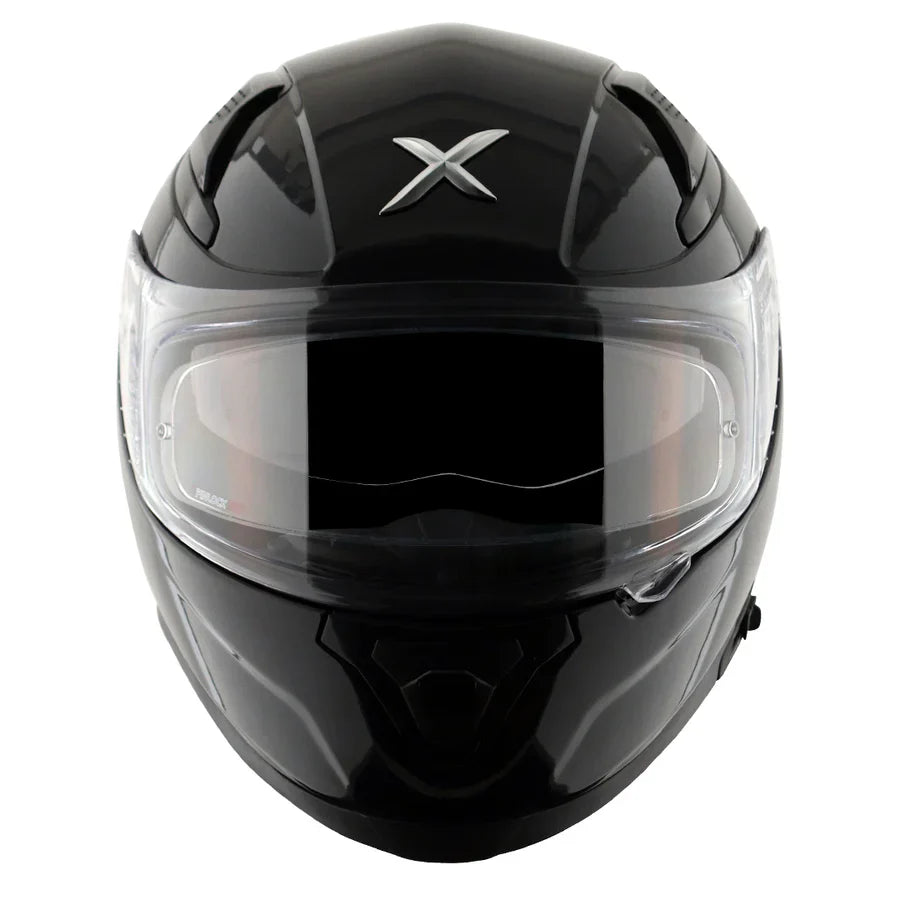 AXOR APEX SOLID HELMET (Gloss Black) - AlwaysRiding