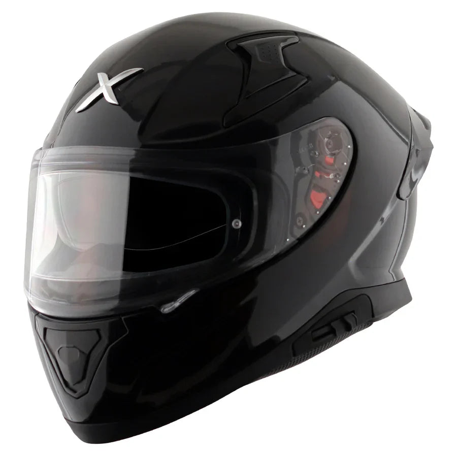 AXOR APEX SOLID HELMET (Gloss Black) - AlwaysRiding