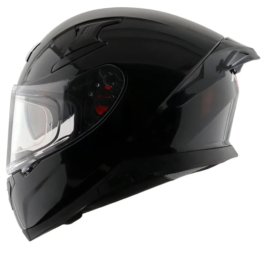 AXOR APEX SOLID HELMET (Gloss Black) - AlwaysRiding