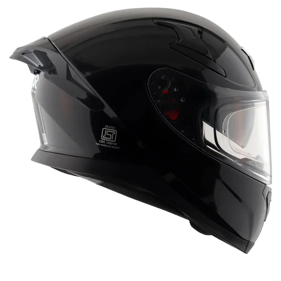 AXOR APEX SOLID HELMET (Gloss Black) - AlwaysRiding