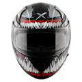AXOR APEX MARVEL VENOM HELMET (Gloss Black Red) - AlwaysRiding