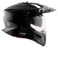 AXOR X-CROSS DUAL VISOR HELMET (Gloss Black) - AlwaysRiding