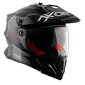 AXOR X-CROSS DUAL VISOR HELMET (Gloss Black) - AlwaysRiding