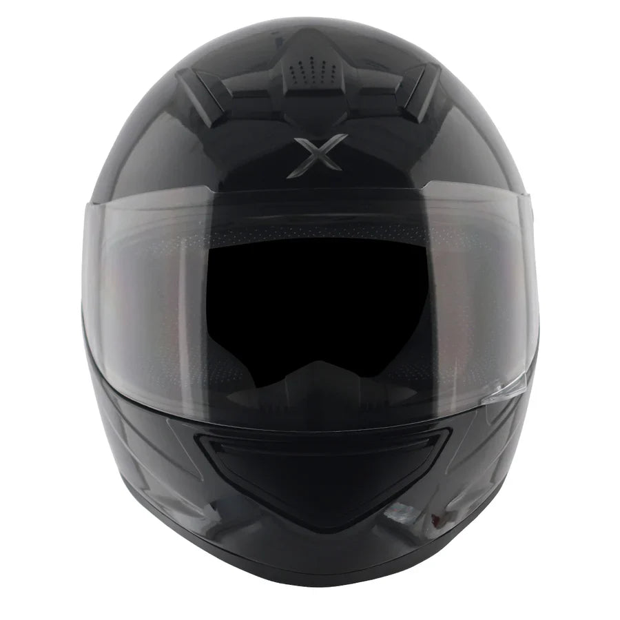 AXOR RAGE SOLID HELMET (Gloss Black) - AlwaysRiding