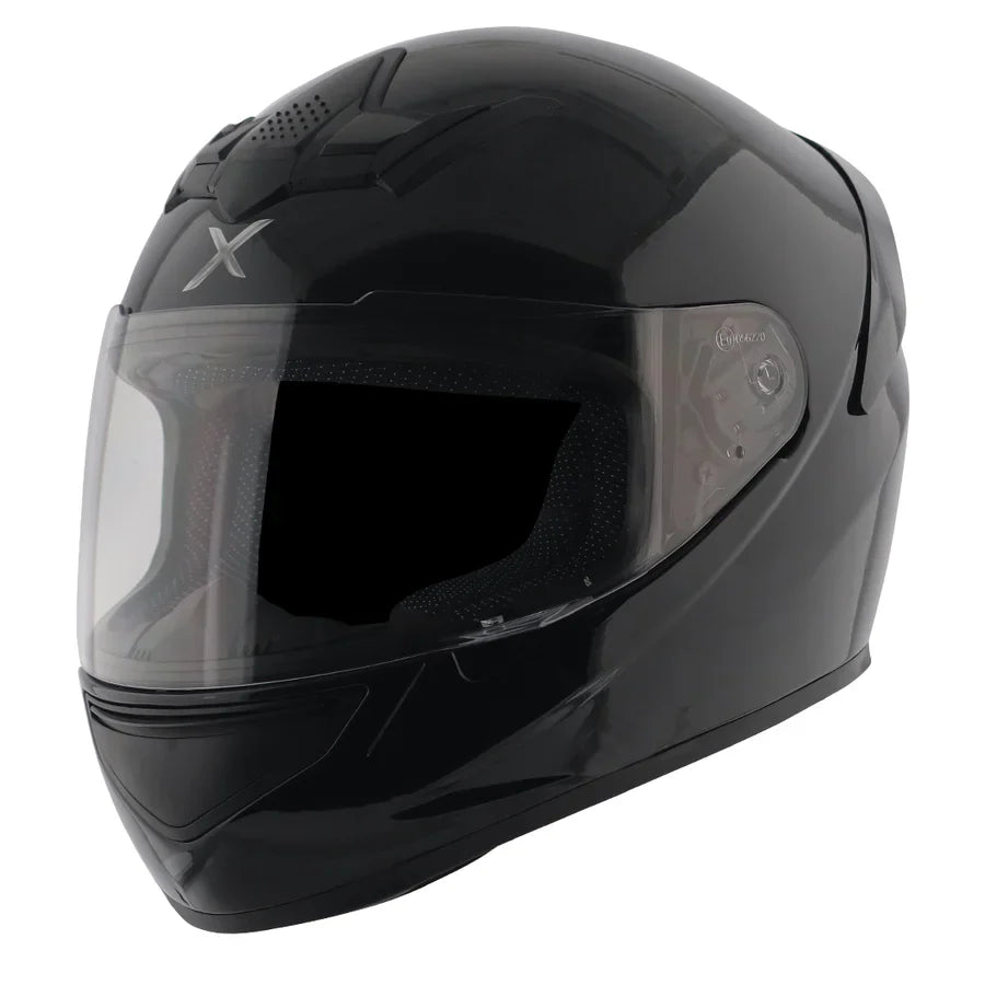 AXOR RAGE SOLID HELMET (Gloss Black) - AlwaysRiding