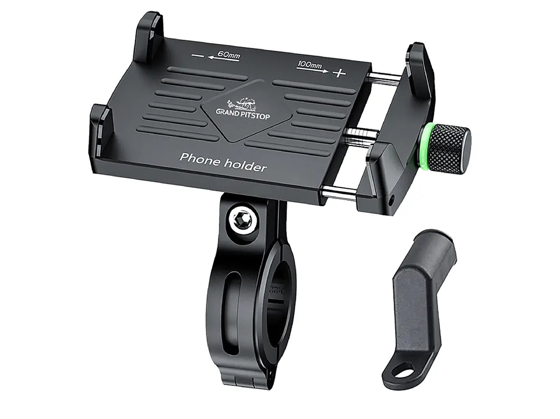 GPS Claw Grip Aluminium Mobile Holder Mount - Black - AlwaysRiding
