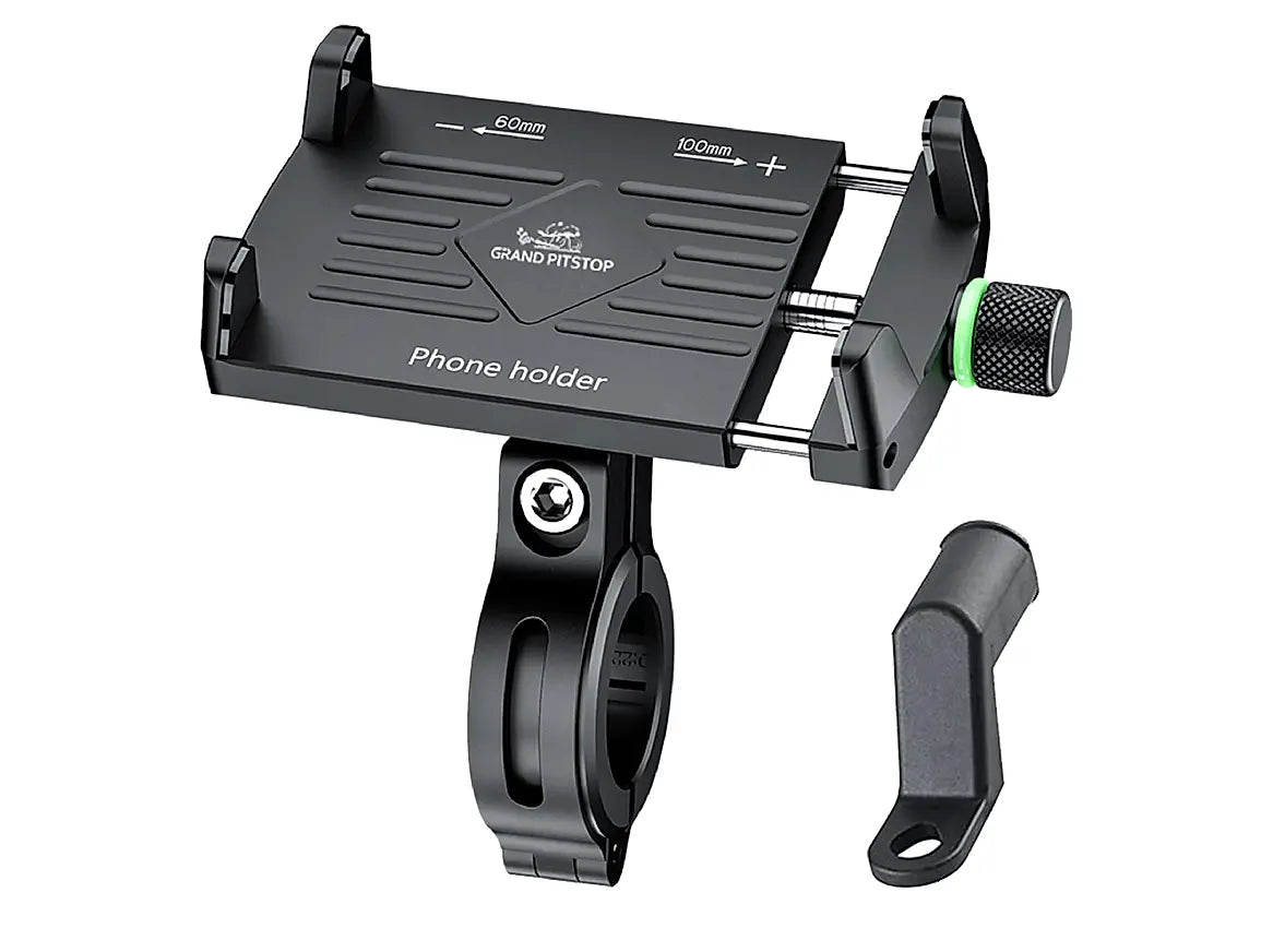 GPS Claw Grip Aluminium Mobile Holder Mount - Black - AlwaysRiding