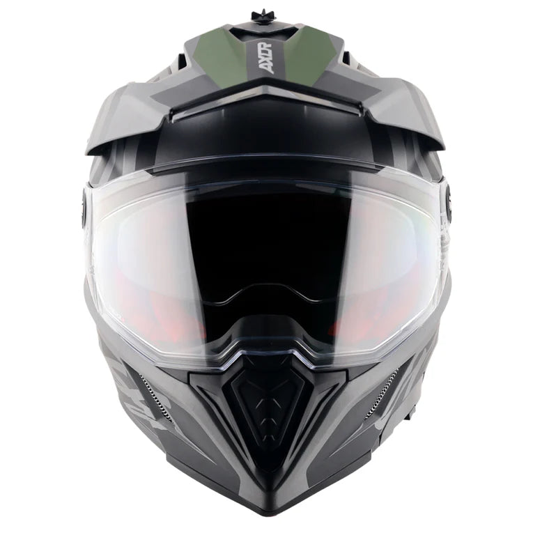 AXOR X-CROSS ORBIT DUAL VISOR HELMET (Dull Grey)