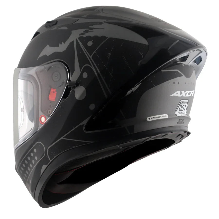 AXOR STREET DC BATMAN HELMET (Dull Anthracite) - AlwaysRiding