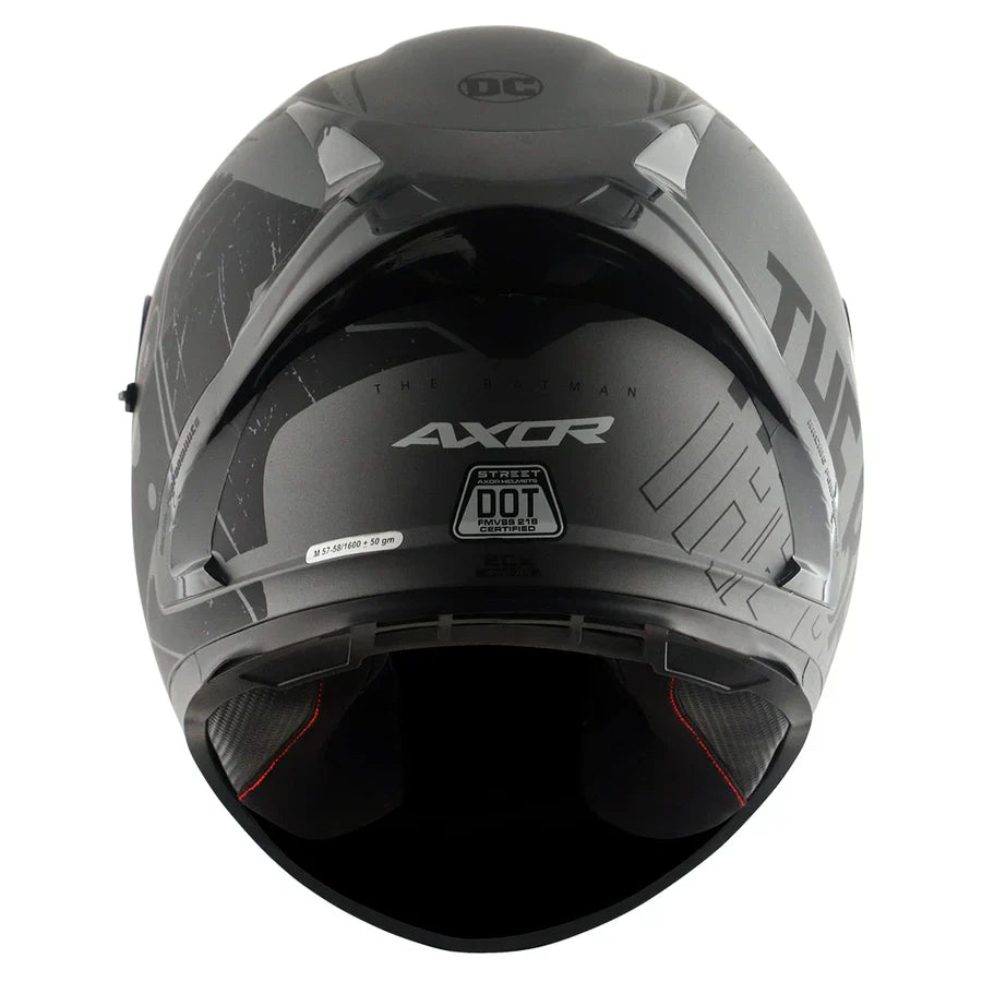 AXOR STREET DC BATMAN HELMET (Dull Anthracite) - AlwaysRiding