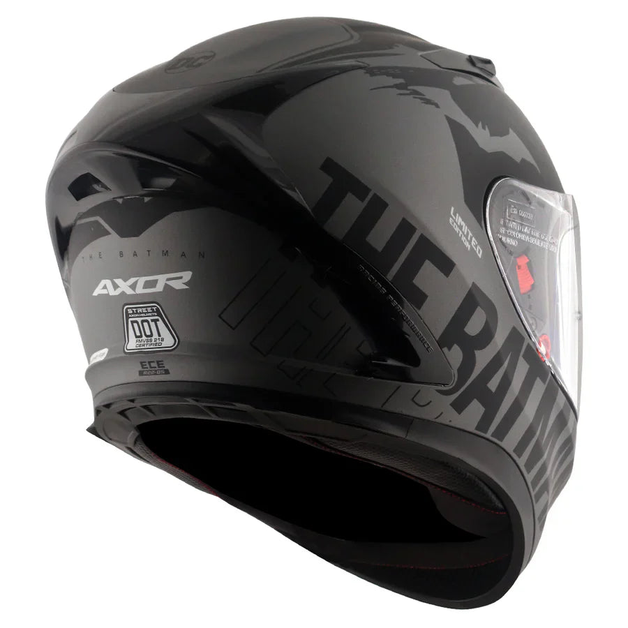 AXOR STREET DC BATMAN HELMET (Dull Anthracite) - AlwaysRiding