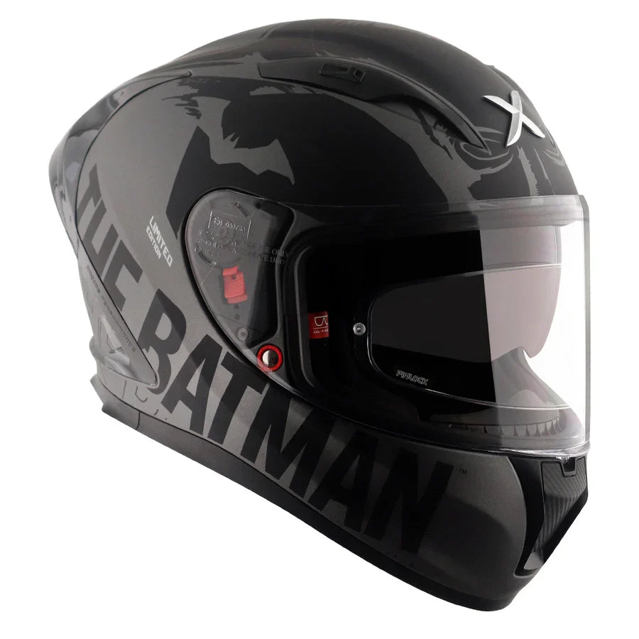 AXOR STREET DC BATMAN HELMET (Dull Anthracite) - AlwaysRiding