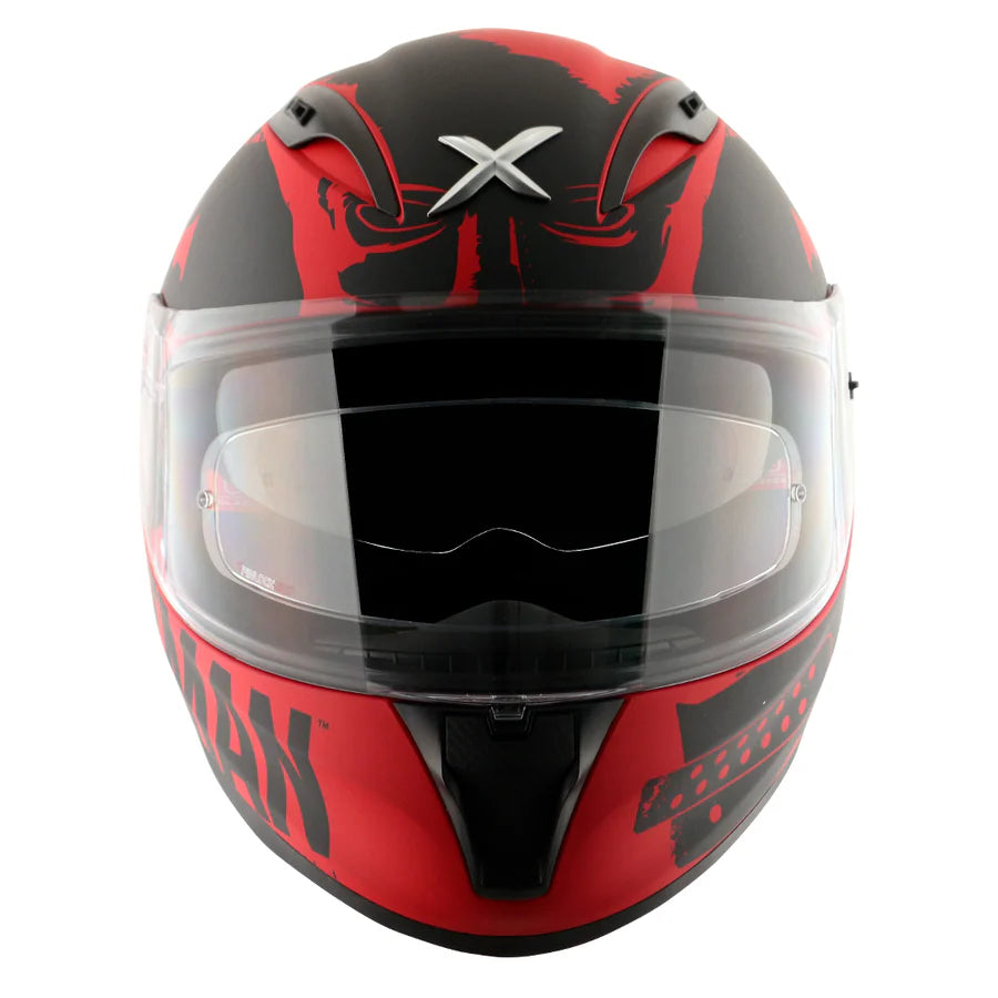 AXOR STREET DC BATMAN HELMET (Dull Red) - AlwaysRiding