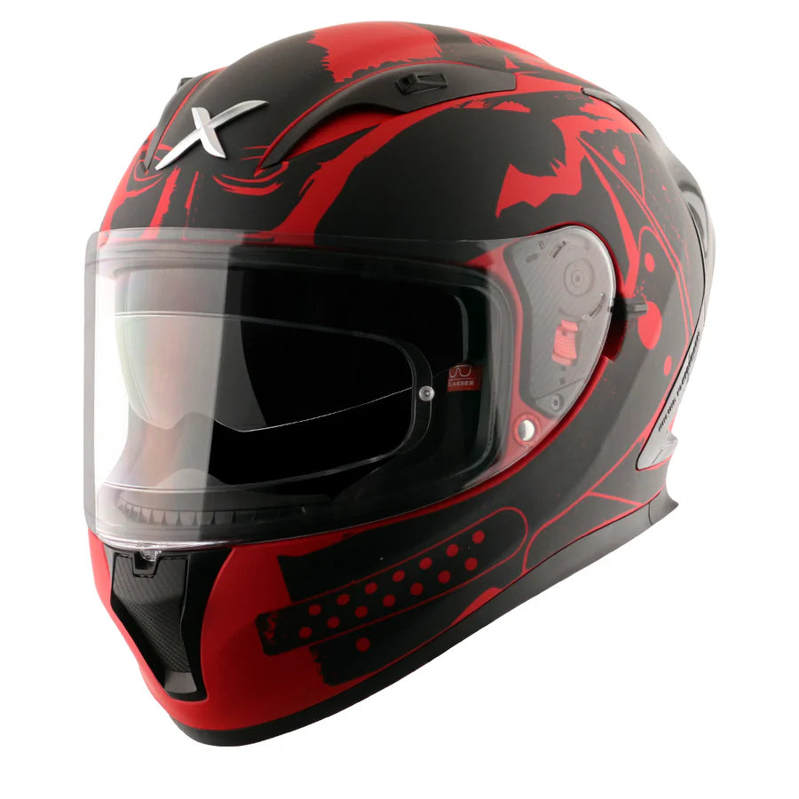 AXOR STREET DC BATMAN HELMET (Dull Red) - AlwaysRiding