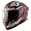 AXOR APEX MARVEL VENOM HELMET (Dull Black Red) - AlwaysRiding