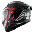AXOR APEX MARVEL VENOM HELMET (Dull Black Red) - AlwaysRiding