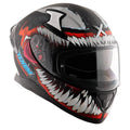 AXOR APEX MARVEL VENOM HELMET (Dull Black Red) - AlwaysRiding