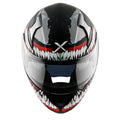 AXOR APEX MARVEL VENOM HELMET (Dull Black Red) - AlwaysRiding