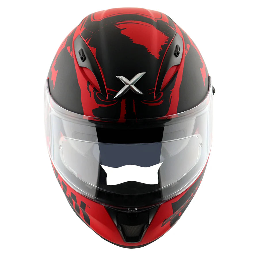AXOR STREET DC BATMAN HELMET (Dull Red) - AlwaysRiding