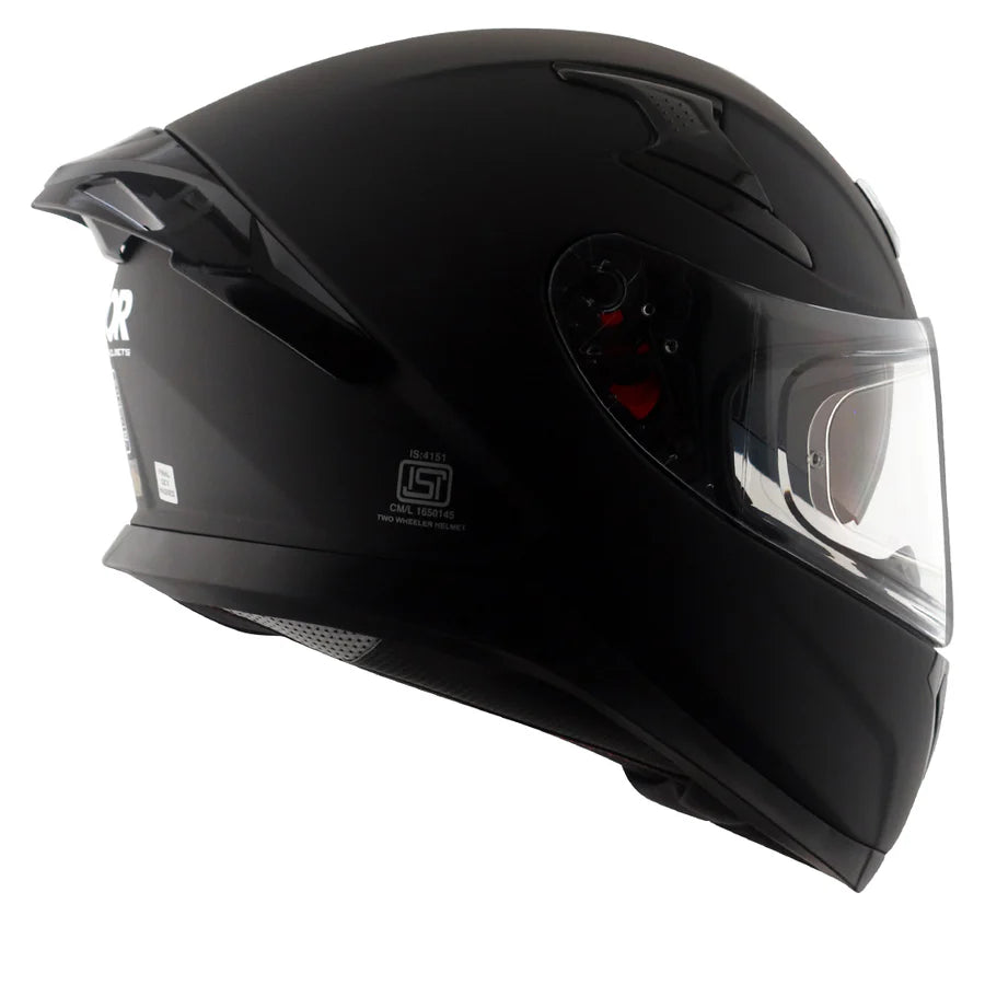 AXOR APEX SOLID HELMET (Dull Black) - AlwaysRiding
